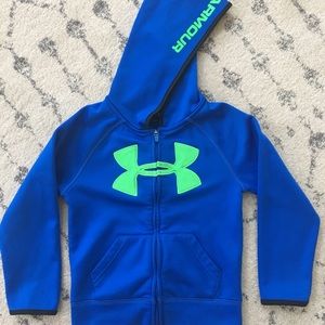 Boys Under Armour Hoodie - 5T Size - Blue
